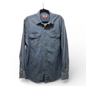 Wrangler Blue Button Down Shirt